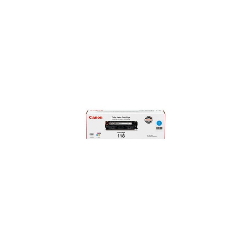 TONER CANON 118 C CYAN para ImageClass Series LBP7200Cdn / LBP7660Cdn / MF8350Cdn / MF8380Cdw / MF8580Cdw / MF726Cdw / M