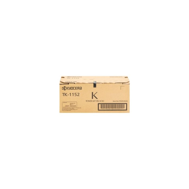 Tóner Kyocera TK-1152 3K Páginas Compatible P2235dn/P2235dn/P2235dw/M2135dn/M2135dn/M2635dw Color Negro