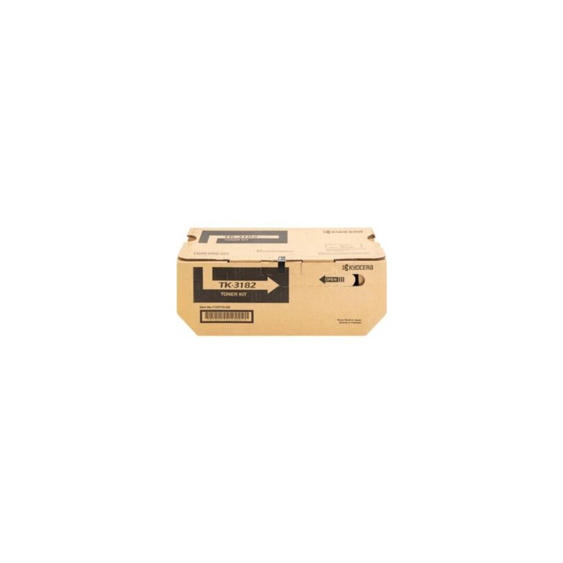 Tóner Kyocera TK-3182 21K Páginas Compatible P3055dn/M3655idn Color Negro