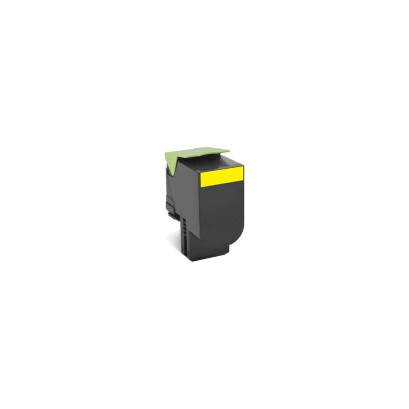 TONER LEXMARK 70C80Y0 AMARILLO PROGRAMA RETORNO