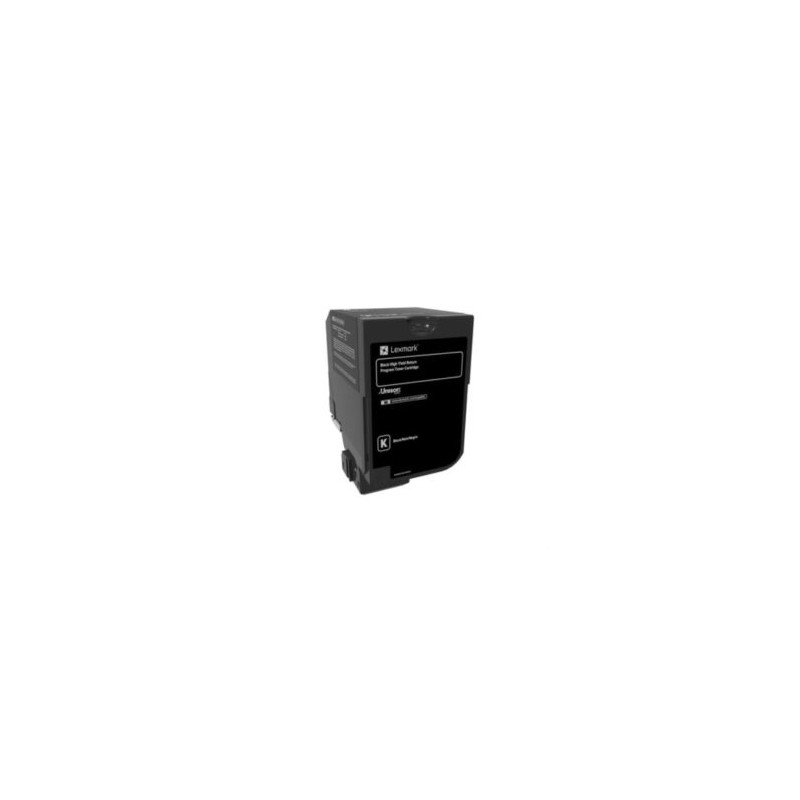 Tóner Lexmark Alto Rendimiento Programa Retorno CS725de Color Negro