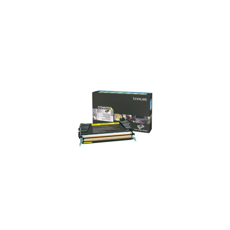 TONER LEXMARK AMARILLO 6K RETURN PROG