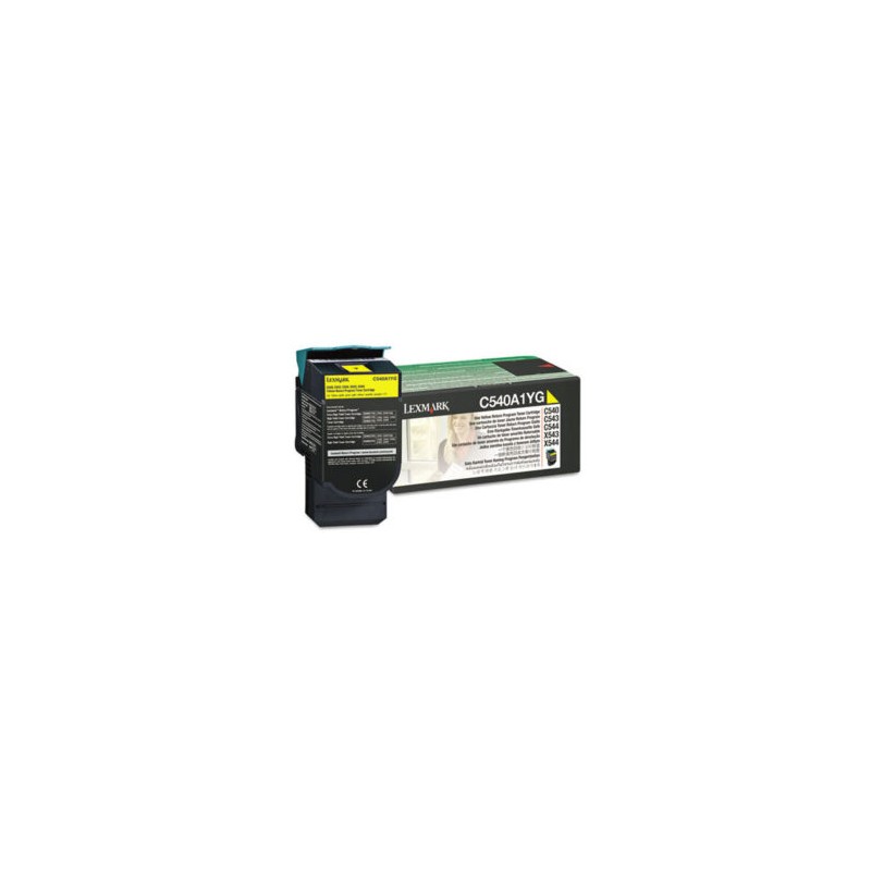TONER LEXMARK AMARILLO RETURN C540/43/44 X543/544