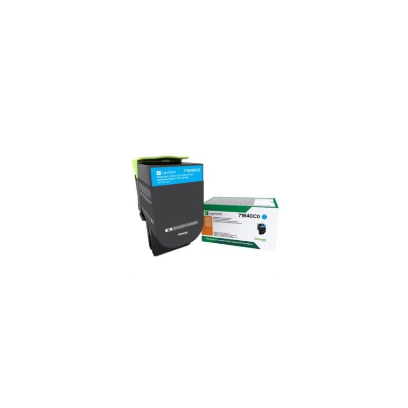 TONER LEXMARK CYAN ALTO RENDIMIENTO CS317/CX317/CS417/CX417
