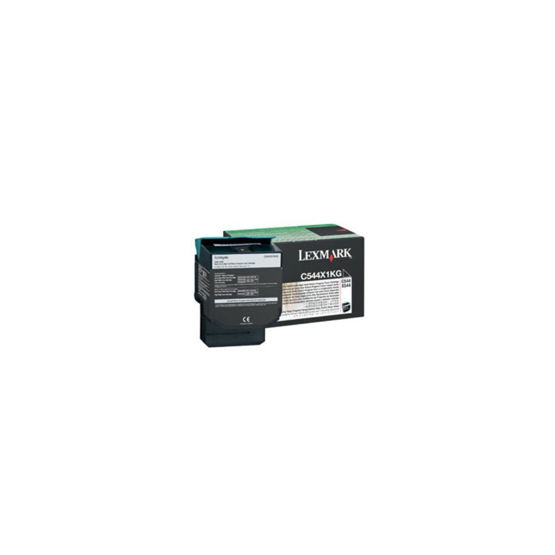 TONER LEXMARK NEGRO C544N ALTO REND RETORNABLE