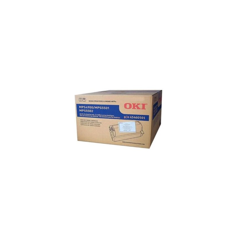 Tóner Okidata MPS5502MB/MPS5501B 36K Páginas Color Negro